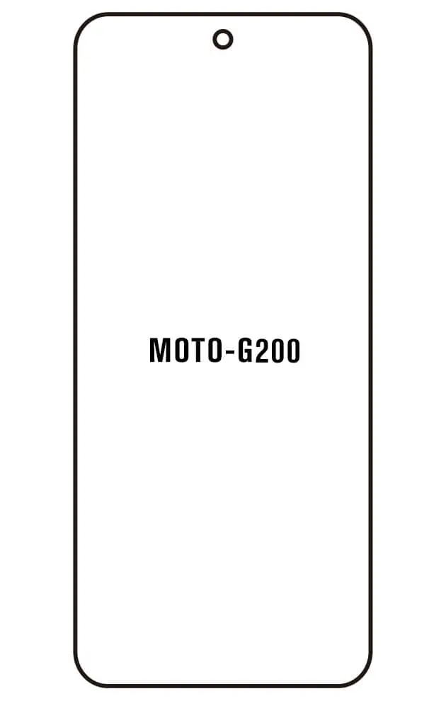 Motorola G200 5G Přední Hydrogel ochranná fólie (Střih Přední 1)