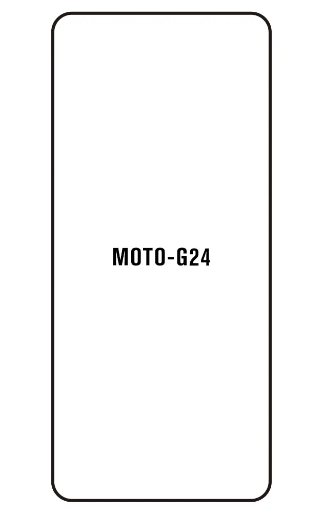 Motorola G24 Přední Hydrogel ochranná fólie (Střih Přední 1)