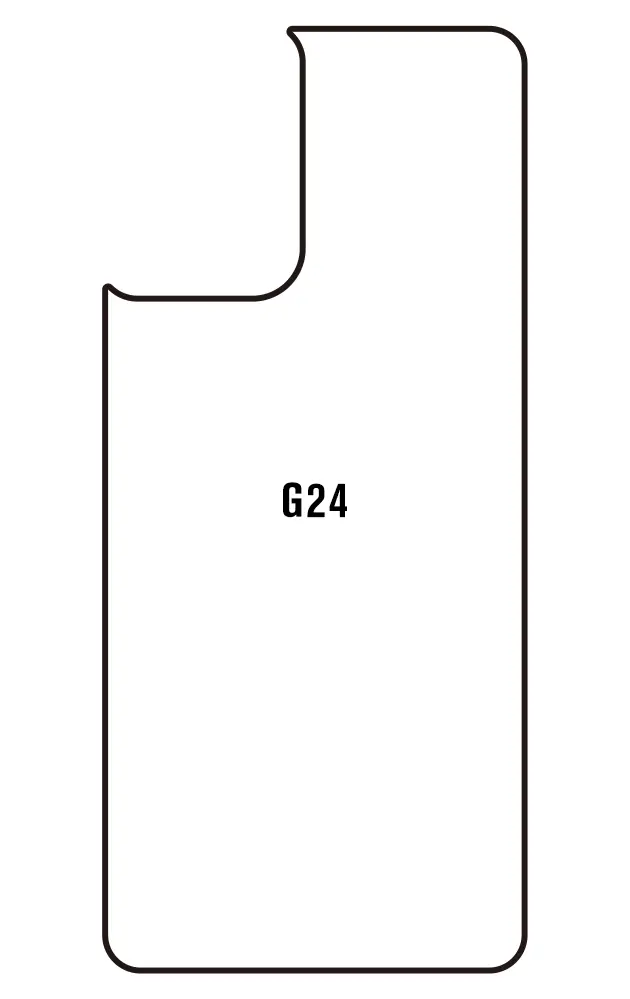 Motorola G24 Zadní Hydrogel ochranná fólie (Střih Zadní část 1)
