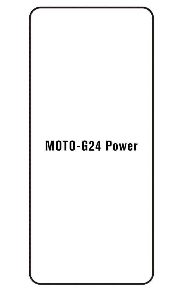 Motorola G24 Power Přední Hydrogel ochranná fólie (Střih Přední 1)