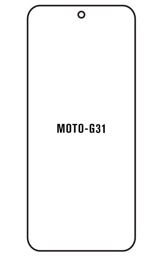 Motorola G31 Přední Hydrogel ochranná fólie (Střih Přední 1)