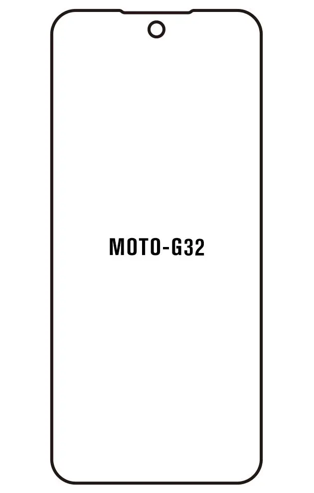Motorola G32 Přední Hydrogel ochranná fólie (Střih Přední 1)