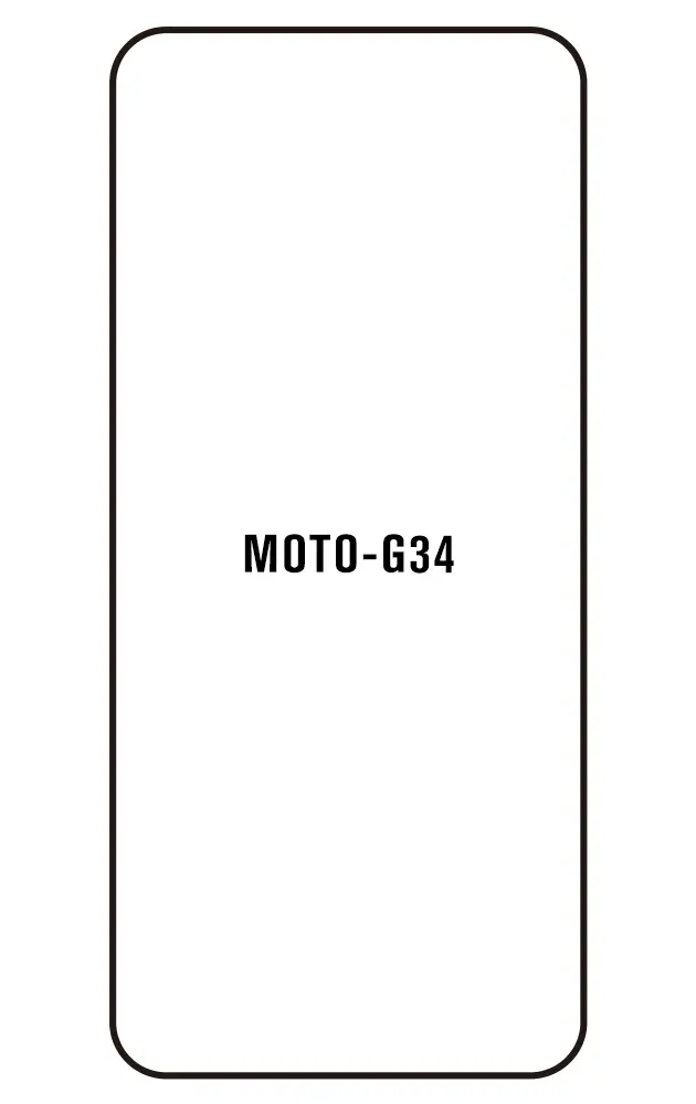 Motorola G34 5G Přední Hydrogel ochranná fólie (Střih Přední 1)