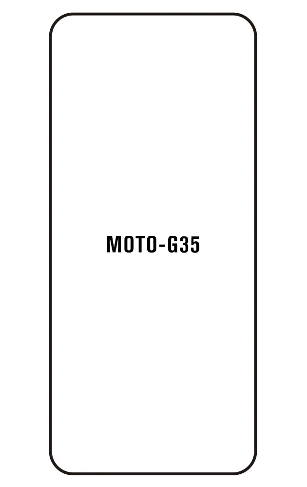 Motorola G35 Přední Hydrogel ochranná fólie (Střih Přední 1)