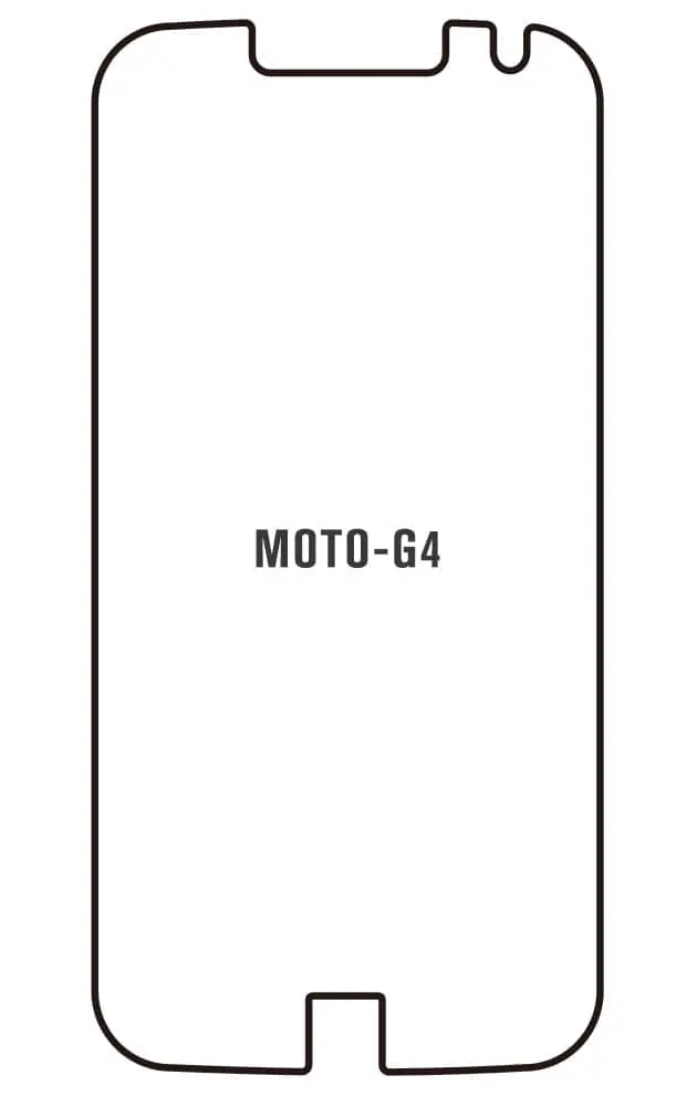 Motorola G4 Přední Hydrogel ochranná fólie (Střih Přední 1)