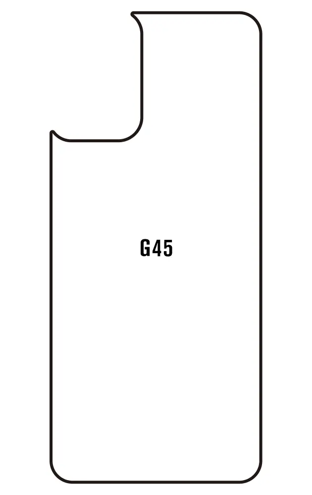 Motorola G45 Zadní Hydrogel ochranná fólie (Střih Zadní část 1)