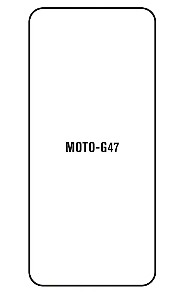 Motorola G47 Přední Hydrogel ochranná fólie (Střih Přední 1)