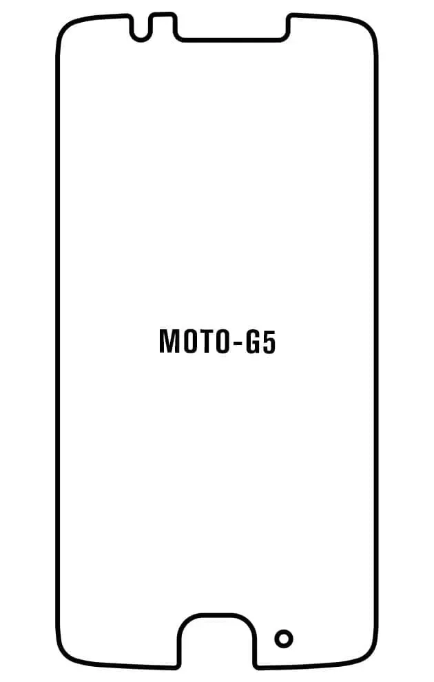 Motorola G5 Přední Hydrogel ochranná fólie (Střih Přední 1)