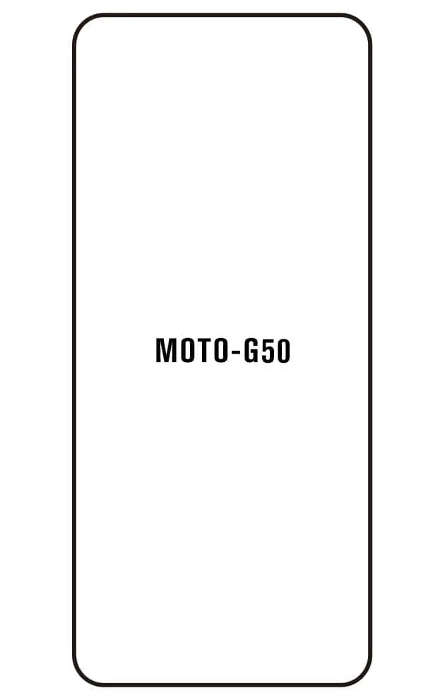 Motorola G50 Přední Hydrogel ochranná fólie (Střih Přední 1)