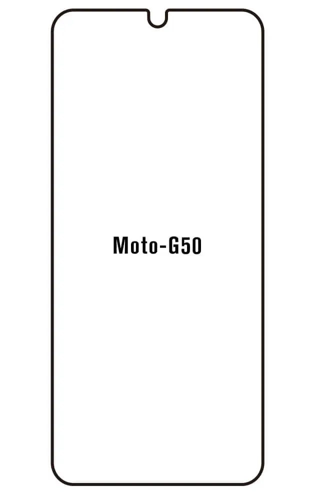 Motorola G50 5G Přední Hydrogel ochranná fólie (Střih Přední 1)