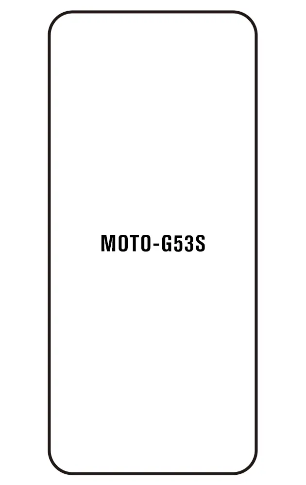 Motorola G53s 5G Přední Hydrogel ochranná fólie (Střih Přední 1)