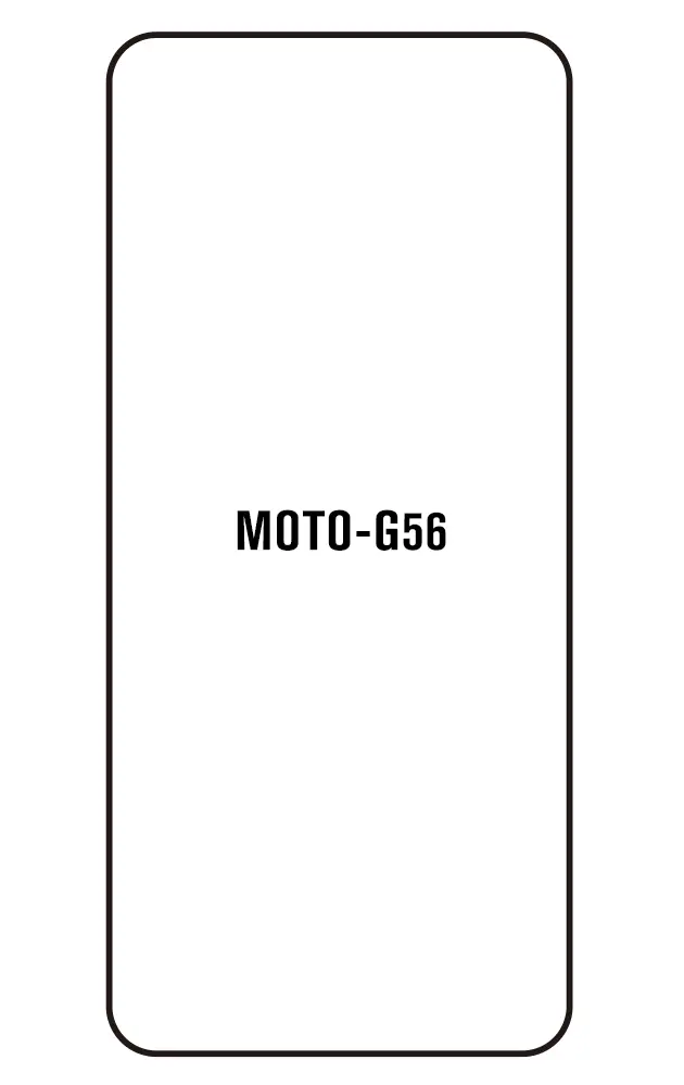 Motorola G56 Přední Hydrogel ochranná fólie (Střih Přední 1)