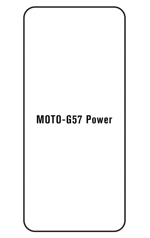 Motorola G57 Power Přední Hydrogel ochranná fólie (Střih Přední 1)