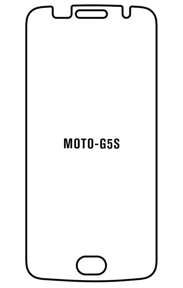 Motorola G5S Přední Hydrogel ochranná fólie (Střih Přední 1)