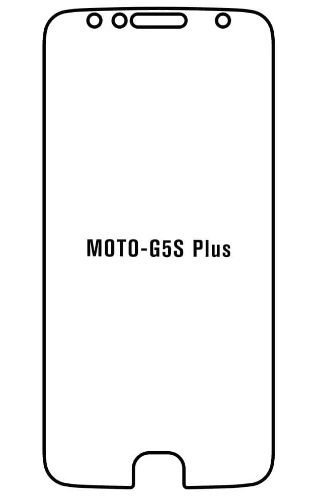 Motorola G5S PLUS Přední Hydrogel ochranná fólie (Střih Přední 1)