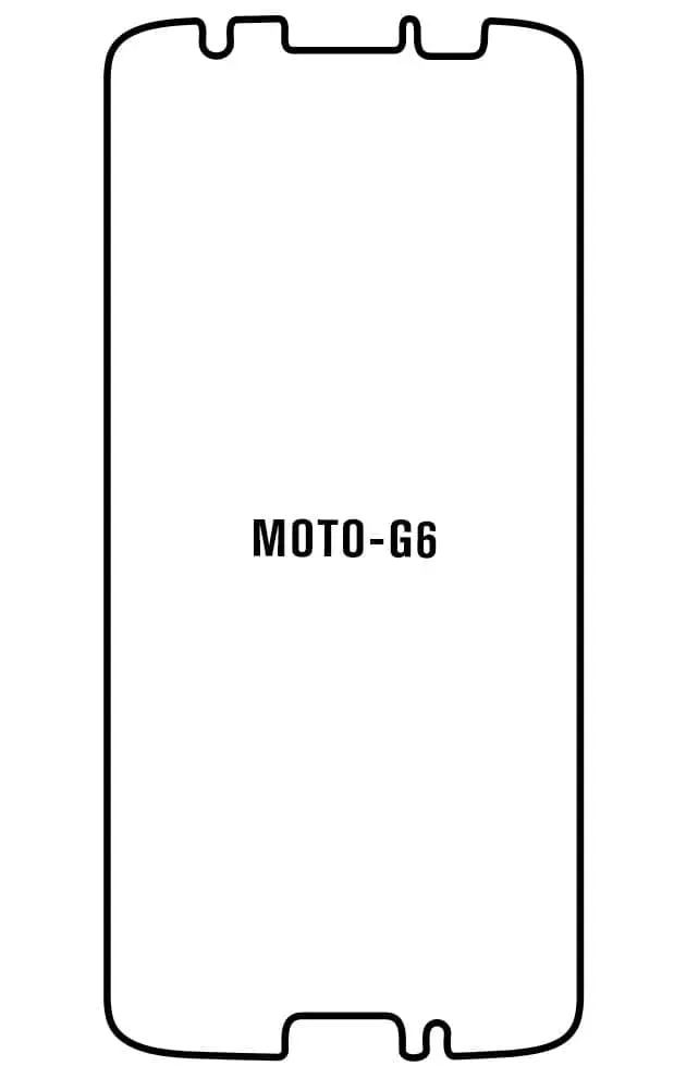 Motorola G6 Přední Hydrogel ochranná fólie (Střih Přední 1)