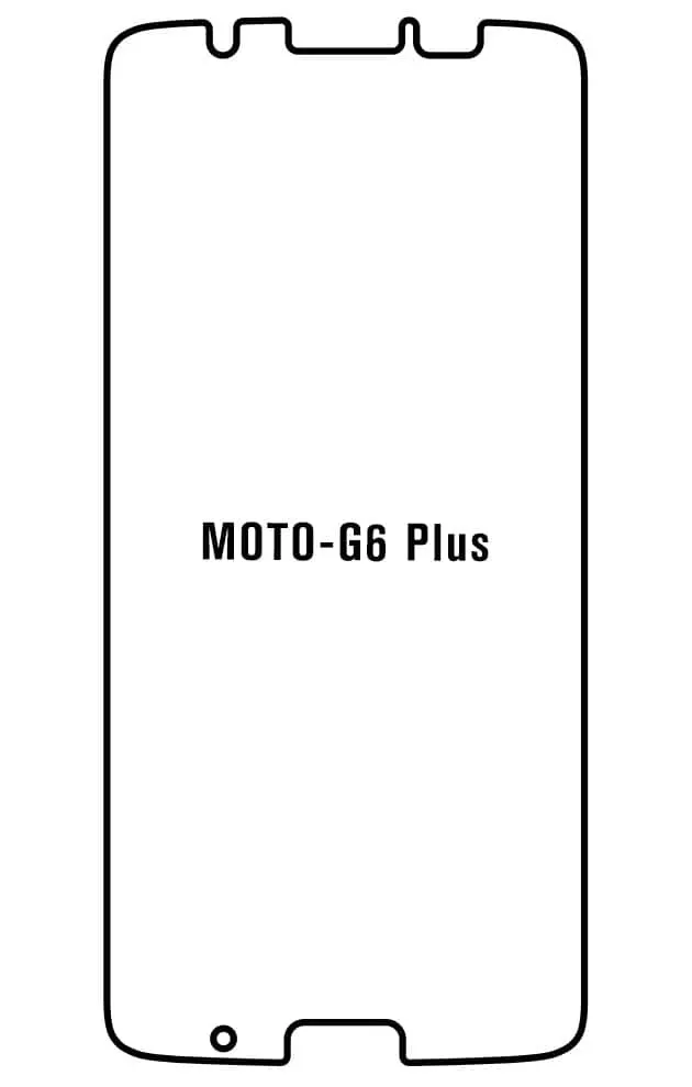 Motorola G6 PLUS Přední Hydrogel ochranná fólie (Střih Přední 1)