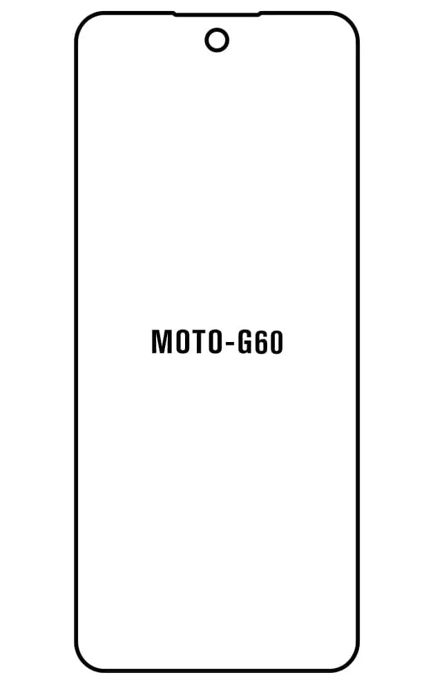 Motorola G60 Přední Hydrogel ochranná fólie (Střih Přední 1)