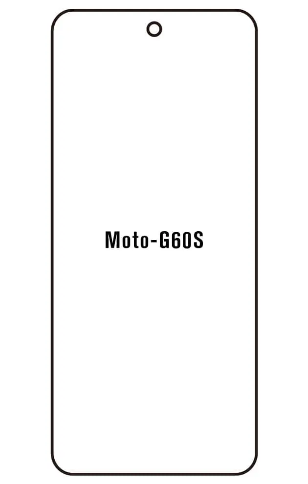 Motorola G60S Přední Hydrogel ochranná fólie (Střih Přední 1)