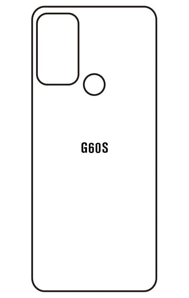 Motorola G60S Zadní Hydrogel ochranná fólie (Střih Zadní část 1)