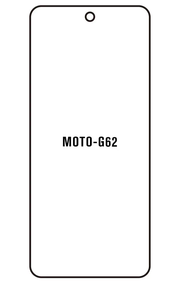 Motorola G62 5G Přední Hydrogel ochranná fólie (Střih Přední 1)
