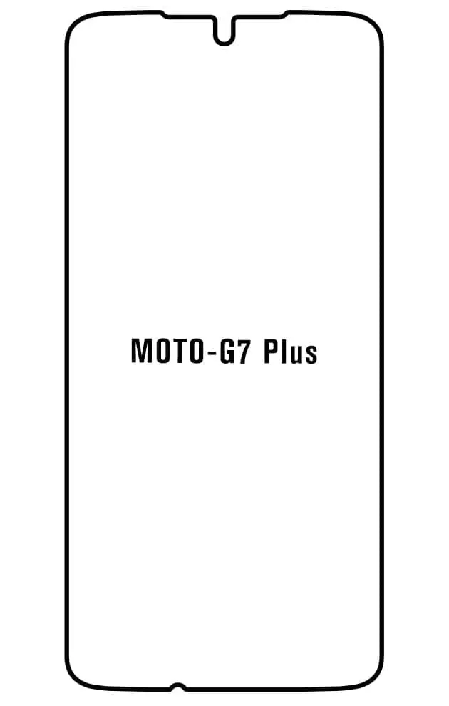 Motorola G7 Plus Přední Hydrogel ochranná fólie (Střih Přední 1)