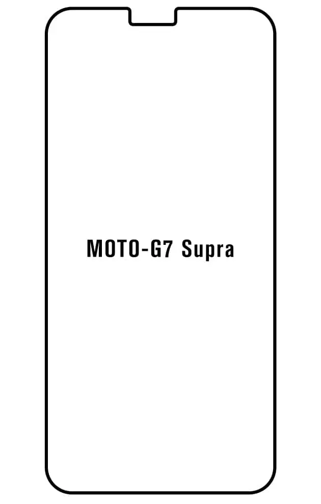 Motorola G7 Supra Přední Hydrogel ochranná fólie (Střih Přední 1)