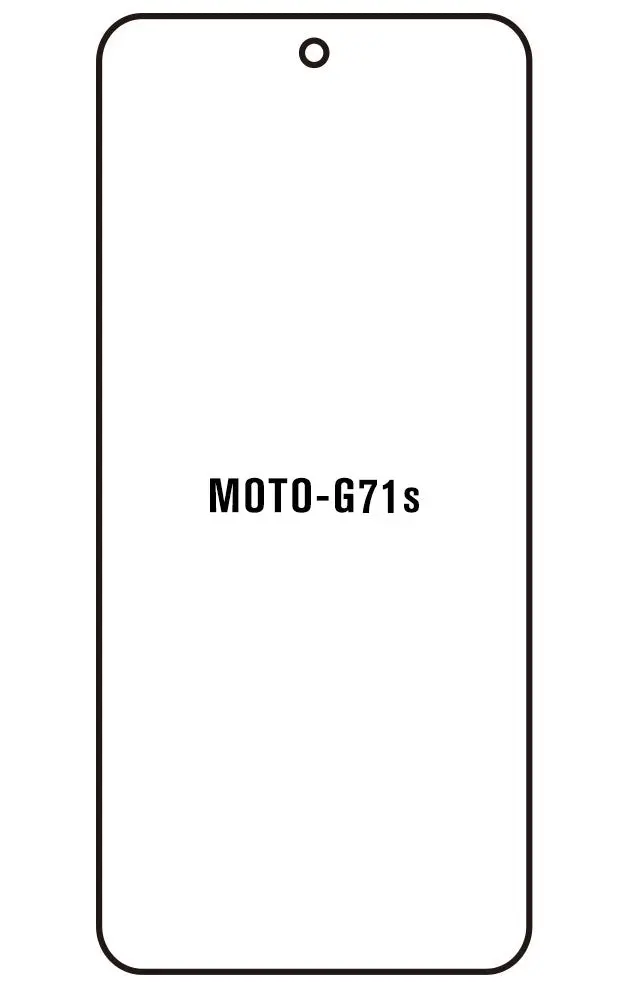 Motorola G71s Přední Hydrogel ochranná fólie (Střih Přední 1)