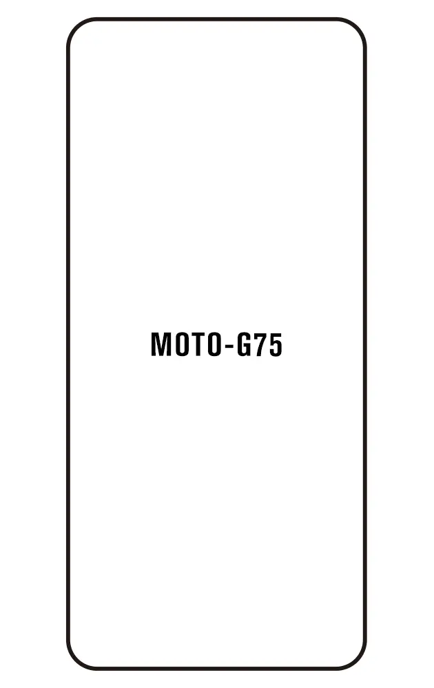 Motorola G75 Přední Hydrogel ochranná fólie (Střih Přední 1)