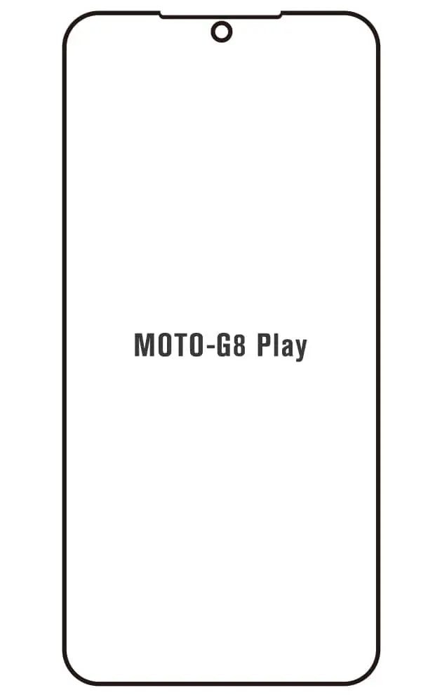 Motorola G8 Play Přední Hydrogel ochranná fólie (Střih Přední 1)