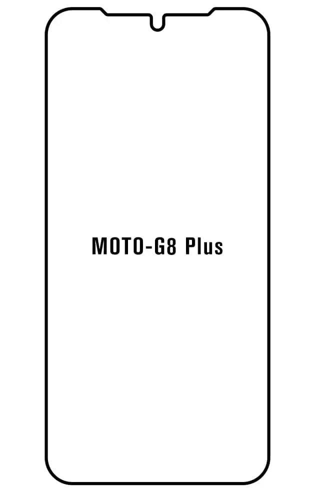 Motorola G8 Plus Přední Hydrogel ochranná fólie (Střih Přední 1)