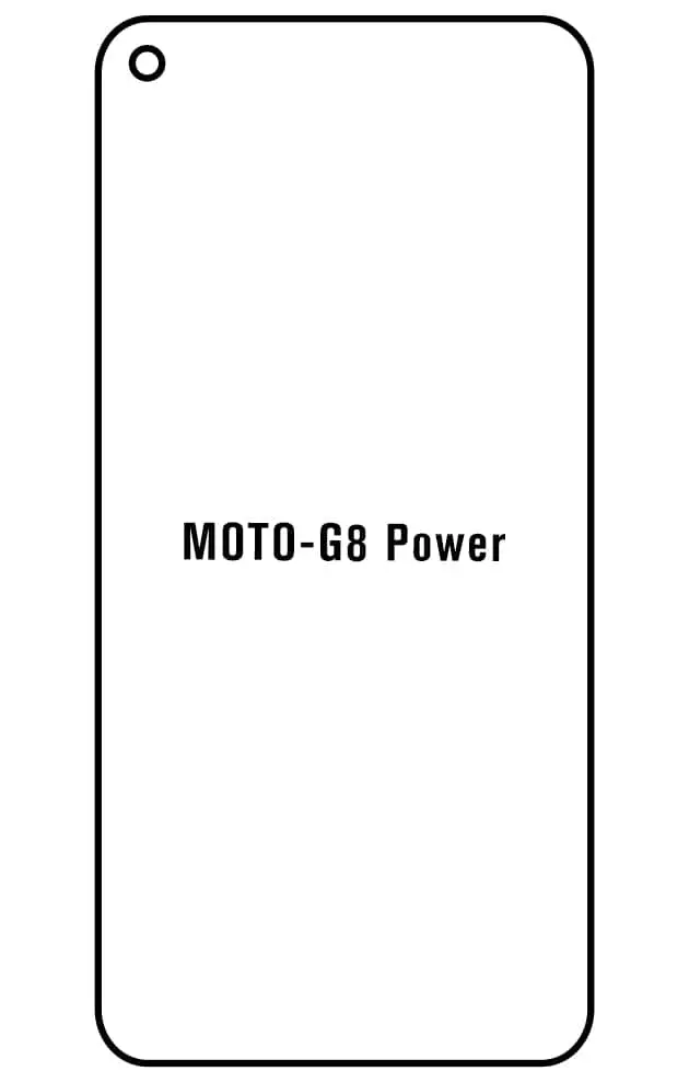 Motorola G8 Power Přední Hydrogel ochranná fólie (Střih Přední 1)
