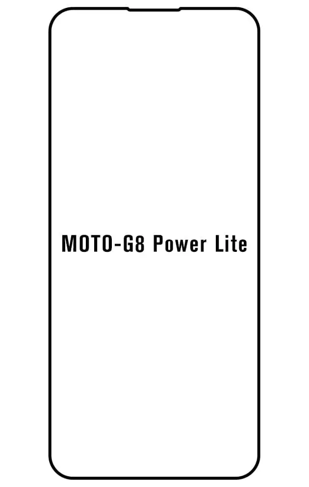 Motorola G8 Power Lite Přední Hydrogel ochranná fólie (Střih Přední 1)