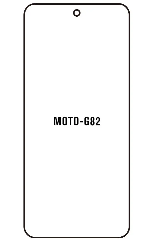 Motorola G82 Přední Hydrogel ochranná fólie (Střih Přední 1)