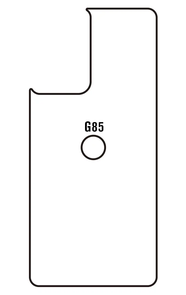 Motorola G85 5G Zadní Hydrogel ochranná fólie (Střih Zadní část 1)
