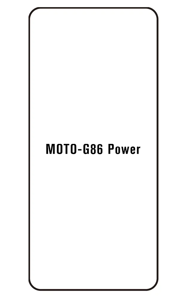 Motorola G86 Power 5G Přední Hydrogel ochranná fólie (Střih Přední 1)