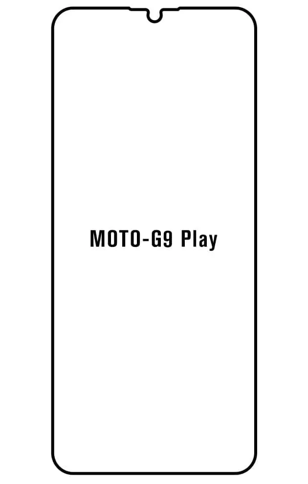 Motorola G9 Play Přední Hydrogel ochranná fólie (Střih Přední 1)