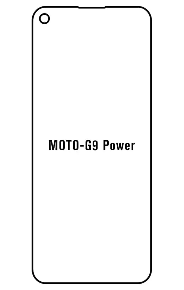 Motorola G9 Power Přední Hydrogel ochranná fólie (Střih Přední 1)