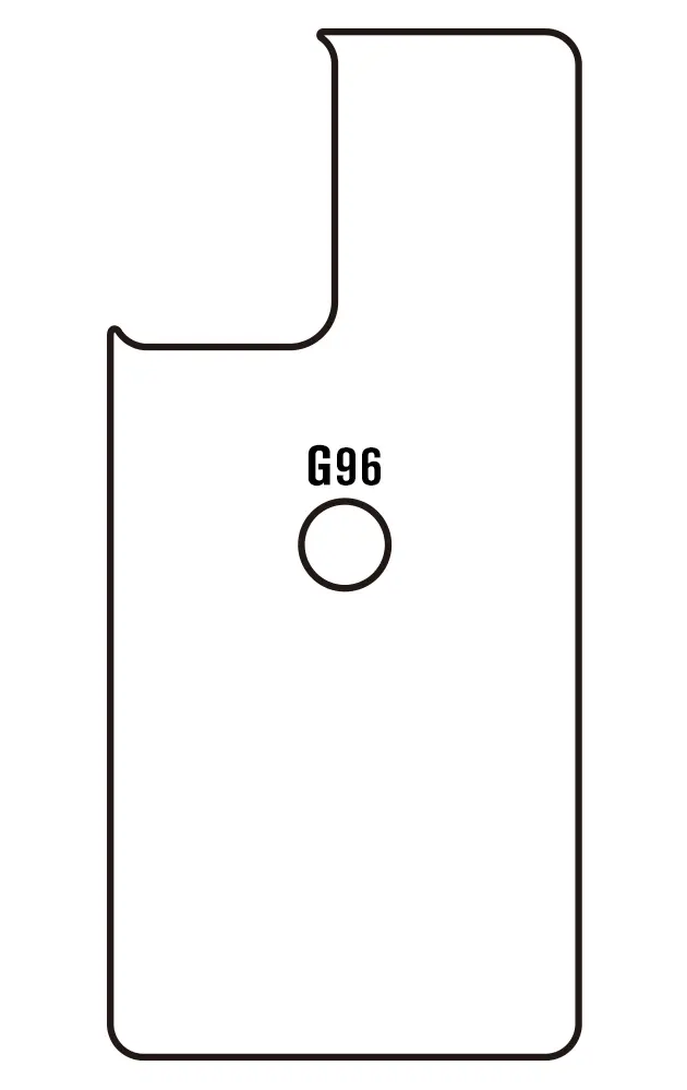 Motorola G96 5G Zadní Hydrogel ochranná fólie (Střih Zadní část 1)