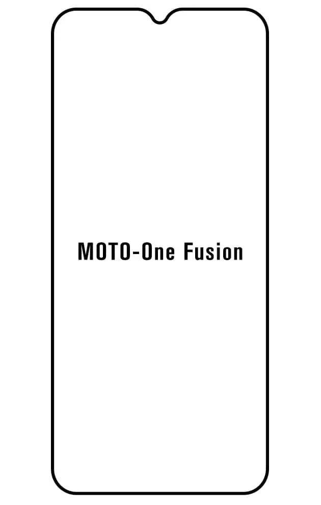 Motorola One Fusion Přední Hydrogel ochranná fólie (Střih Přední 1)