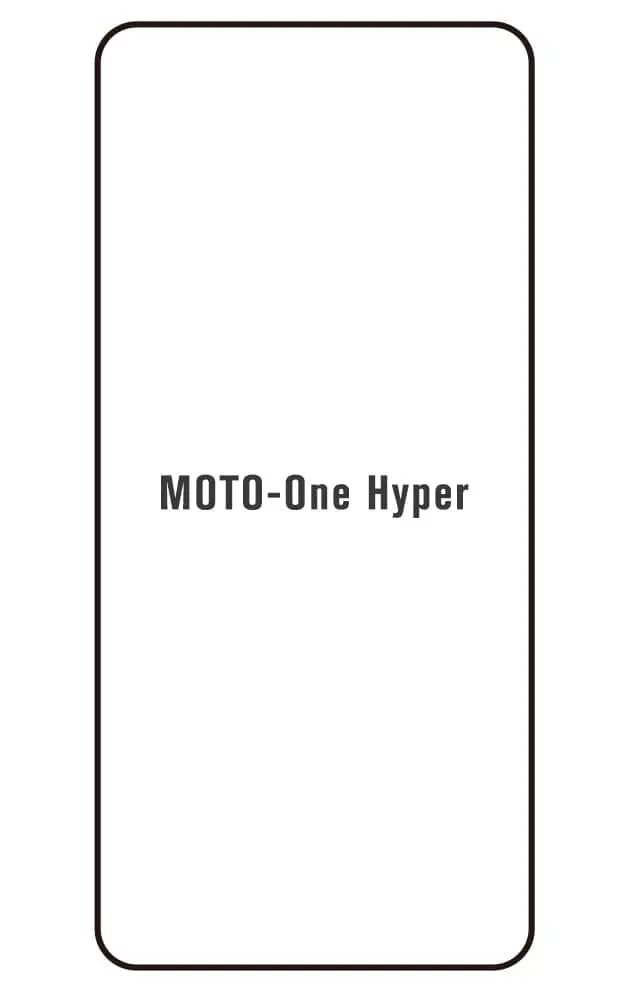 Motorola One Hyper Přední Hydrogel ochranná fólie (Střih Přední 1)