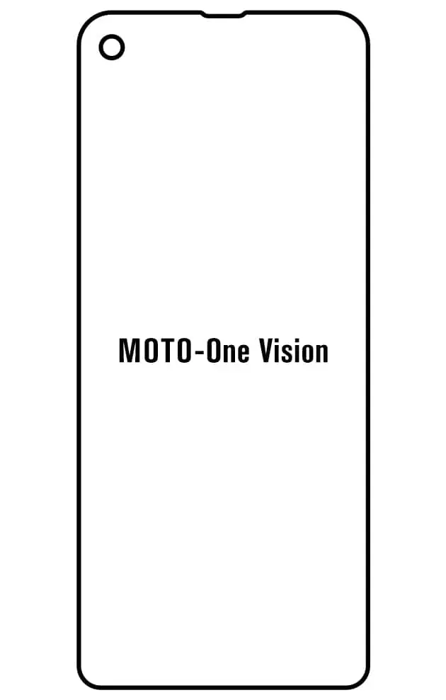 Motorola ONE VISION Přední Hydrogel ochranná fólie (Střih Přední 1)