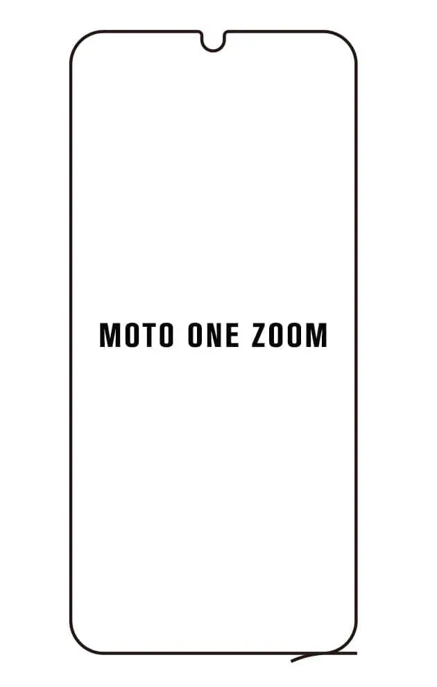 Motorola One Zoom Přední Hydrogel ochranná fólie (Střih Přední 1)