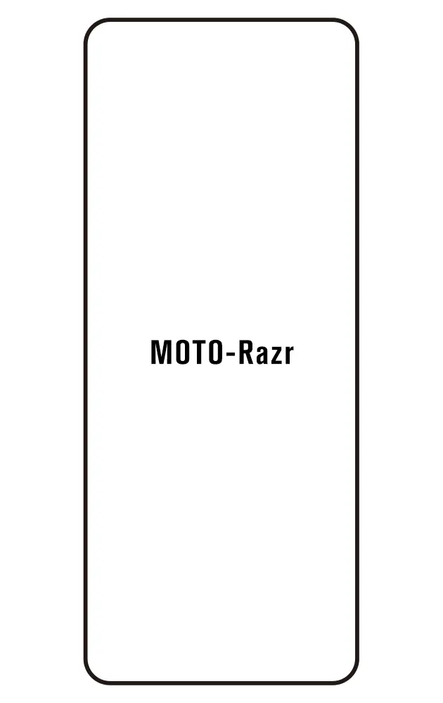 Motorola Razr 2024 Přední Hydrogel ochranná fólie (Střih Přední 1)