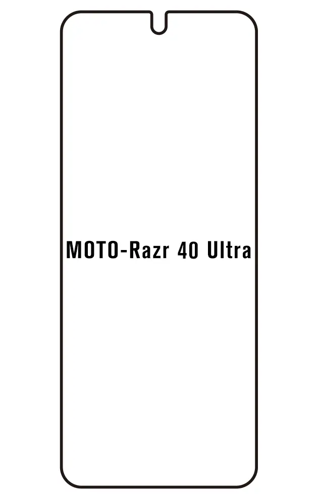 Motorola Razr 40 Ultra Přední Hydrogel ochranná fólie (Střih Přední 1)