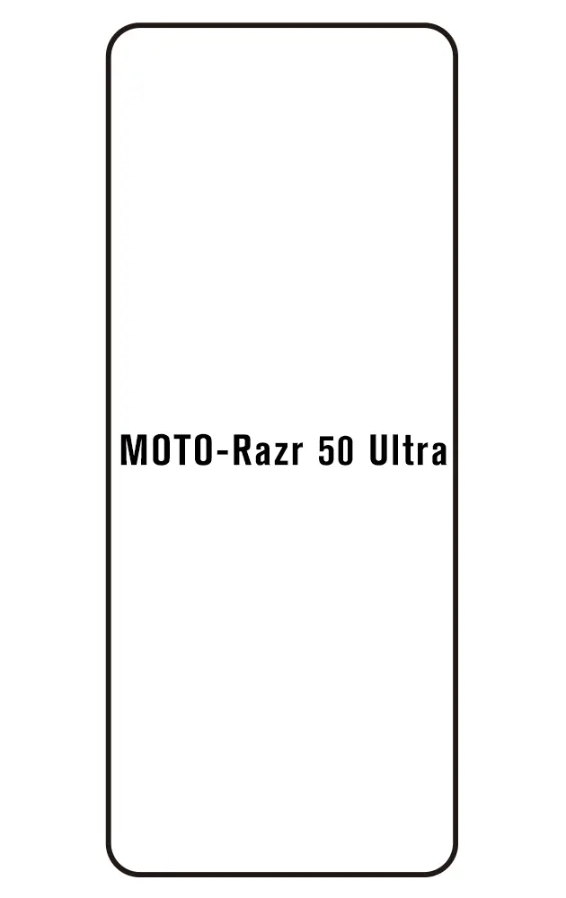 Motorola Razr 50 Ultra Přední Hydrogel ochranná fólie (Střih Přední 1)