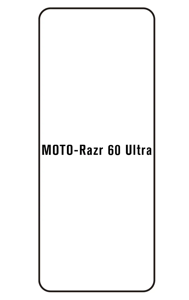 Motorola Razr 60 Ultra Přední Hydrogel ochranná fólie (Střih Přední 1)