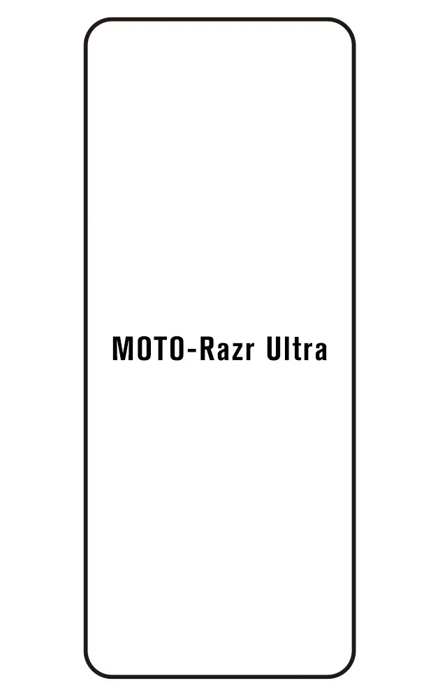 Motorola Razr Ultra 2025 Přední Hydrogel ochranná fólie (Střih Přední 1)