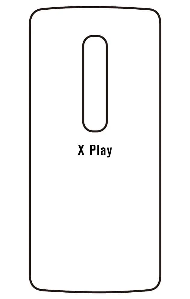 Motorola X PLAY Zadní Hydrogel ochranná fólie (Střih Zadní část 1)