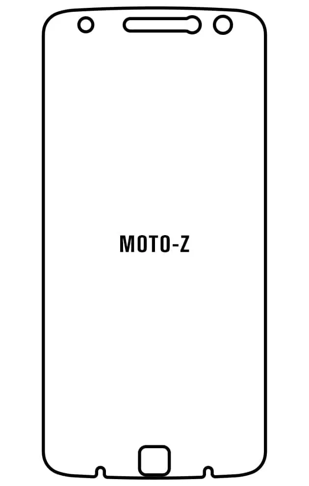 Motorola Z Přední Hydrogel ochranná fólie (Střih Přední 1)